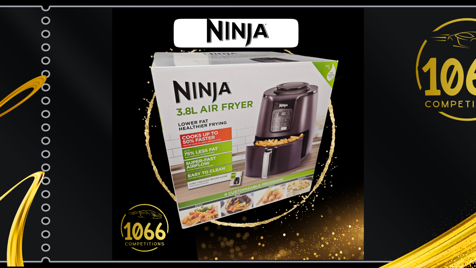 Win a Ninja Air Fryer or Cash Alternative at 1066 Competitions
