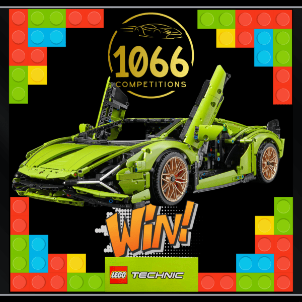 Win LEGO Lamborghini Sian Technic Set at 1066 Competitions