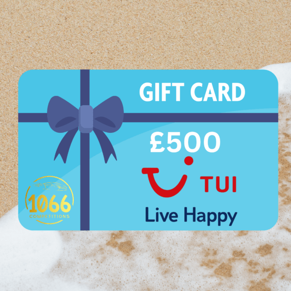 Win £500 TUI Gift Card at 1066 Competitions