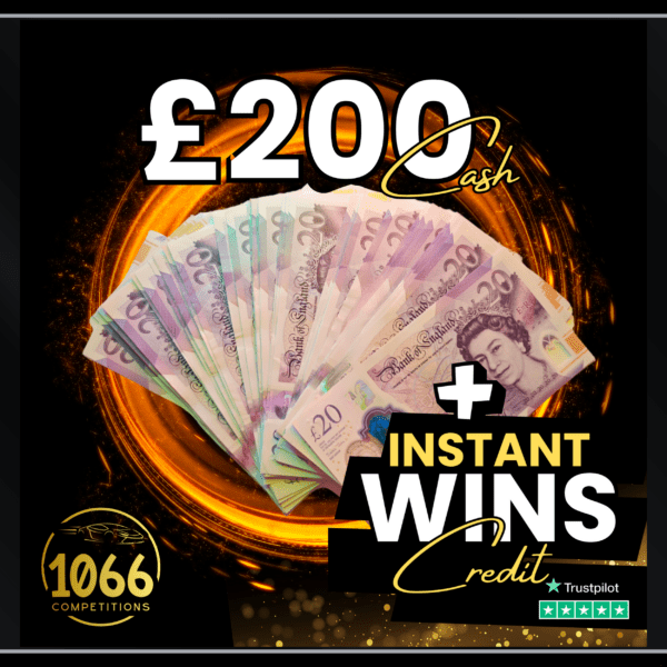 Win £200 Cash + Instant Wins at 1066 Competitions
