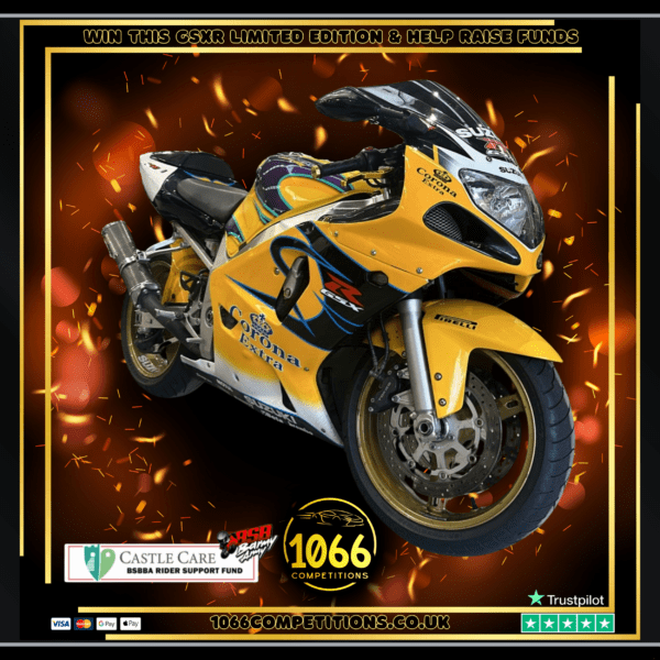Win this GSXR600 Superbike at 1066 Competitions