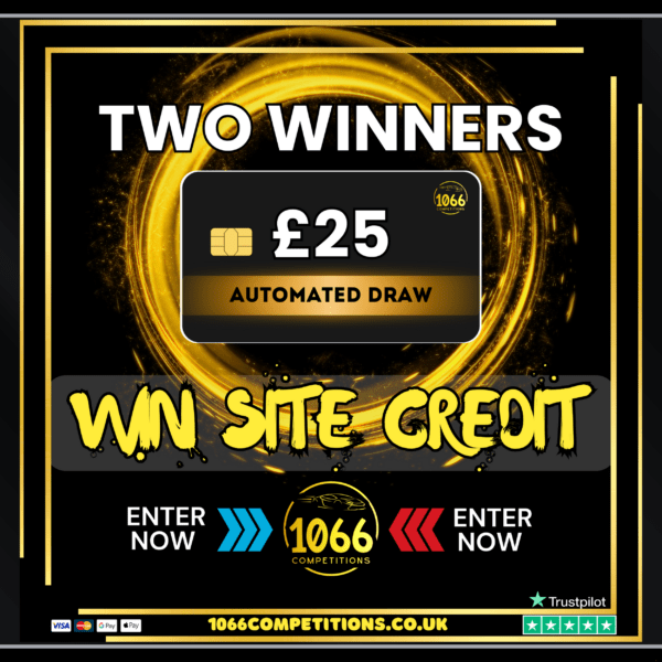 £25 Site Credit (2 WINNERS) July
