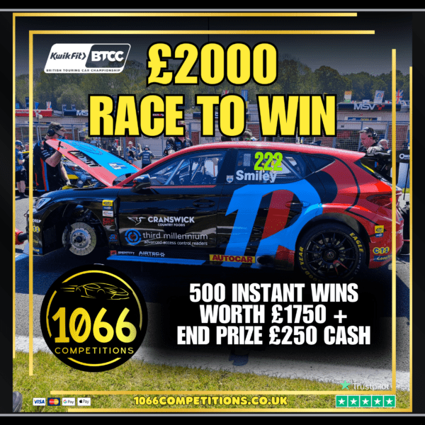 Race to Win Instant Wins with £2000 Worth of Prizes