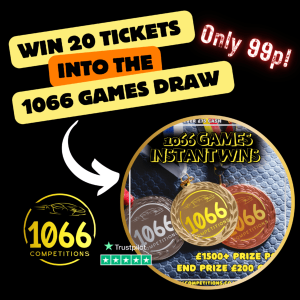 Win 20 Tickets into Our 1066 Games Competition