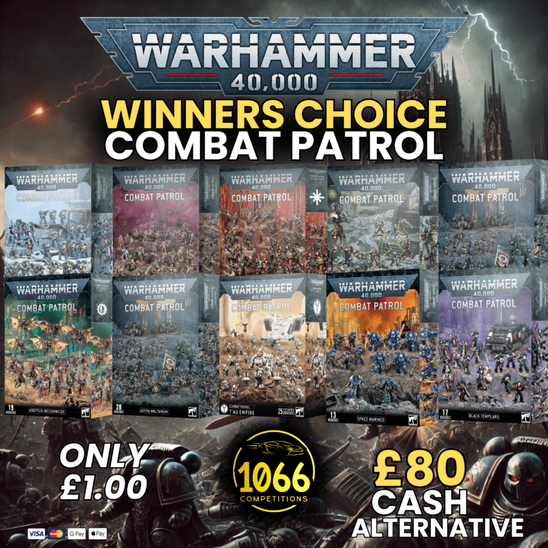 Win a Warhammer 40K Combat Patrol Pack of your choice at 1066 Competitions