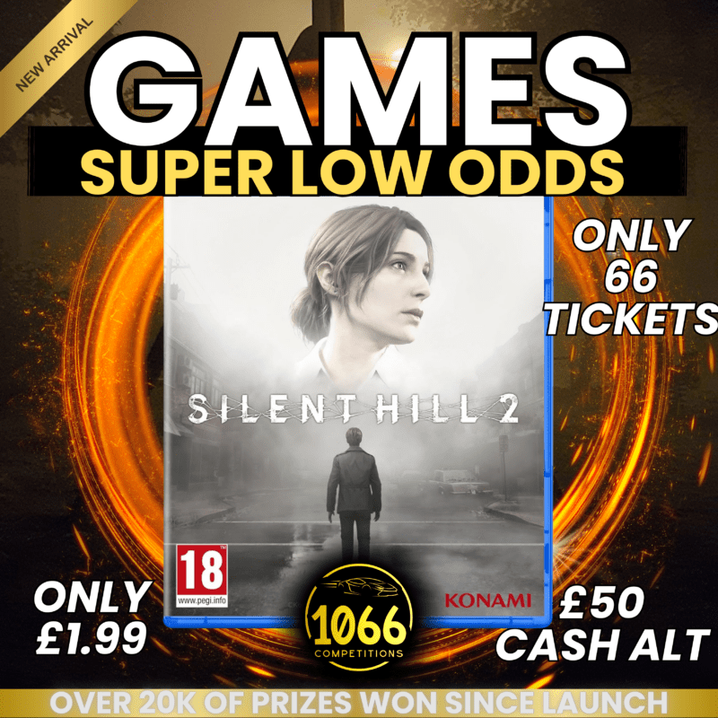 Win Silent Hill 2 Remake with only 66 tickets available at 1066 Competitions – Super low odds!