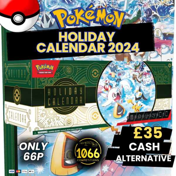 Pokémon 2024 Calendar for 66p at 1066 Competitions.