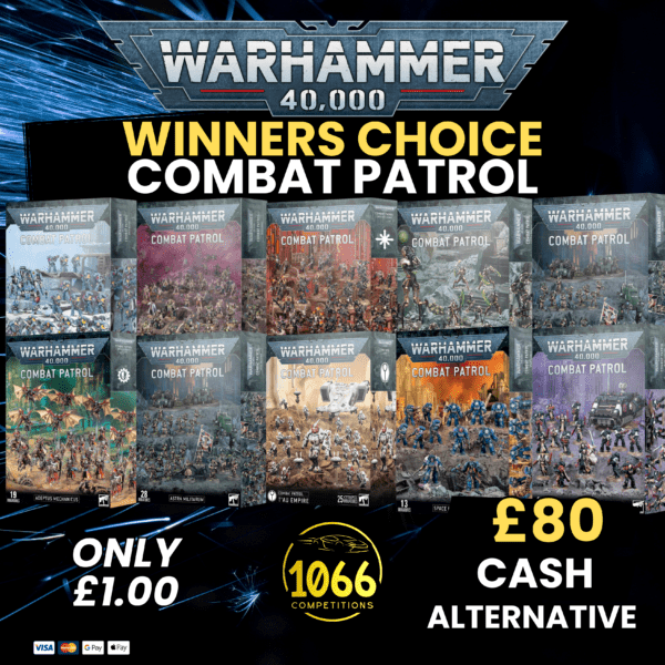 Win a Warhammer 40K Combat Patrol Pack of your choice at 1066 Competitions