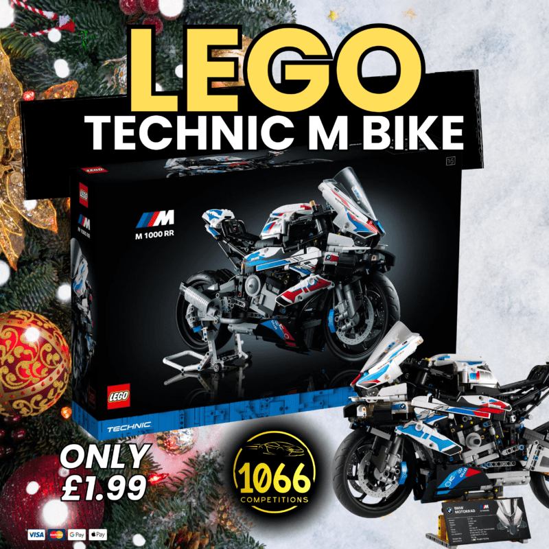 Win the Lego Technic M Bike at 1066 Competitions.