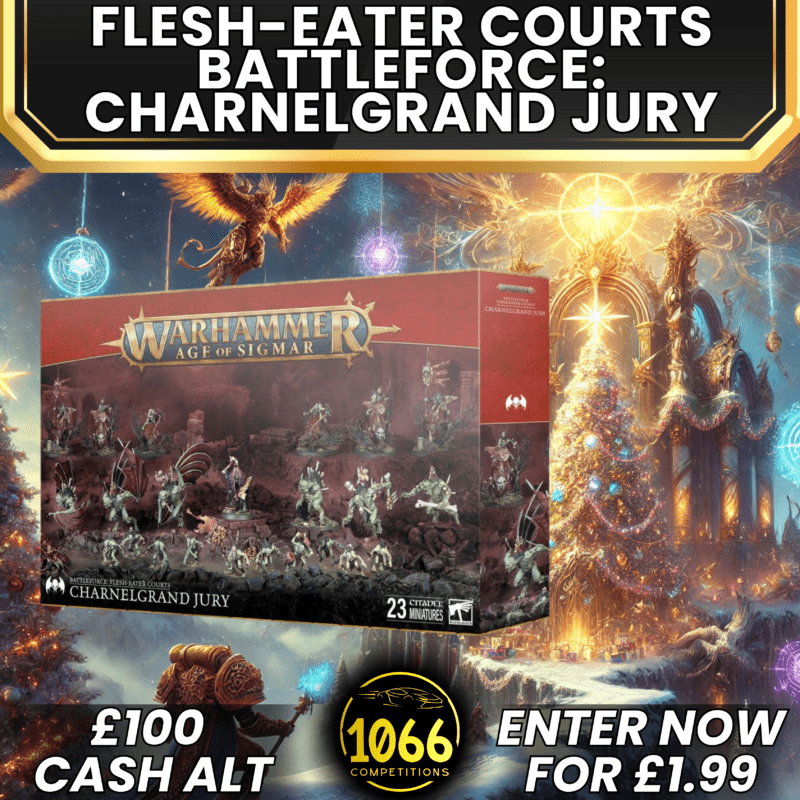 Flesh-Eater Courts Charnel Grand Jury Battleforce prize at 1066 Competitions.