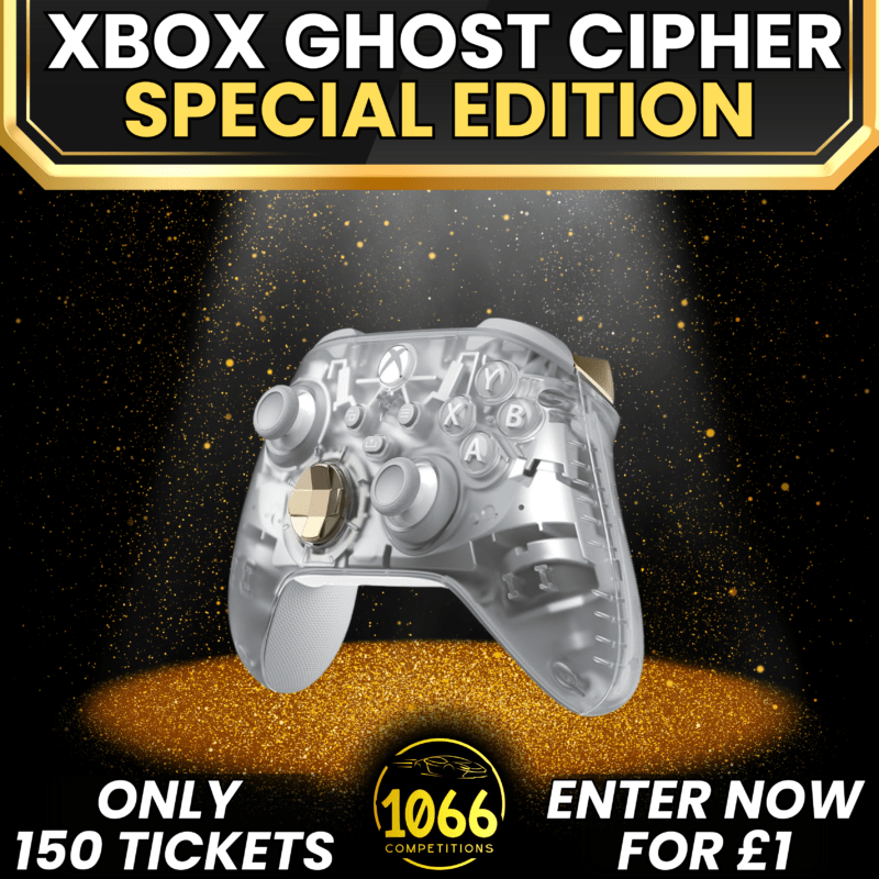 Xbox Ghost Cipher Special Edition controller prize at 1066 Competitions.