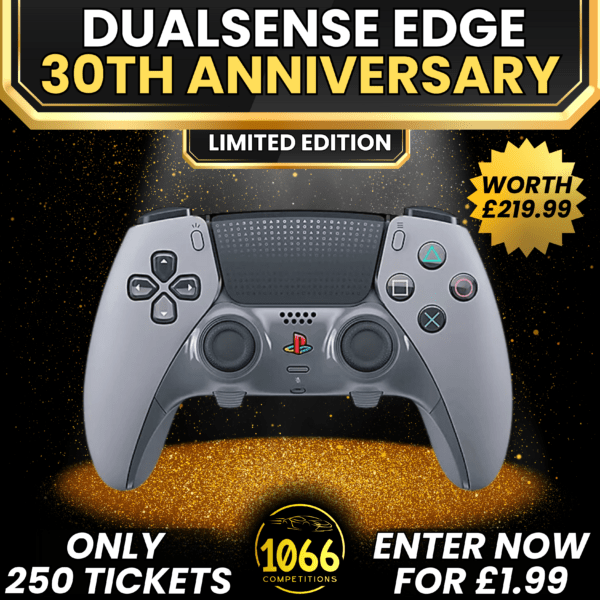 DualSense Edge 30th Anniversary Limited Edition controller prize at 1066 Competitions.