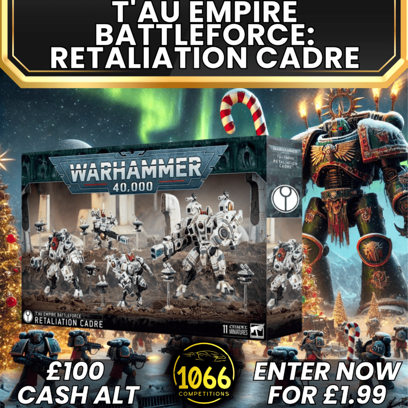 T'au Empire Retaliation Cadre Battleforce prize at 1066 Competitions.