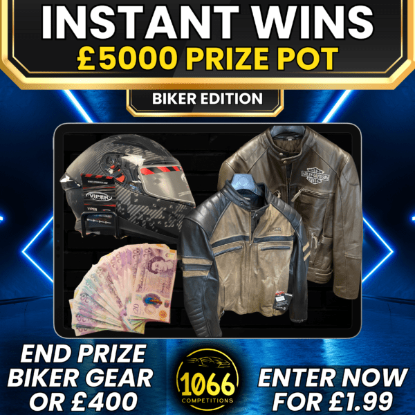 £5000 BIKER EDITION INSTANT WINS