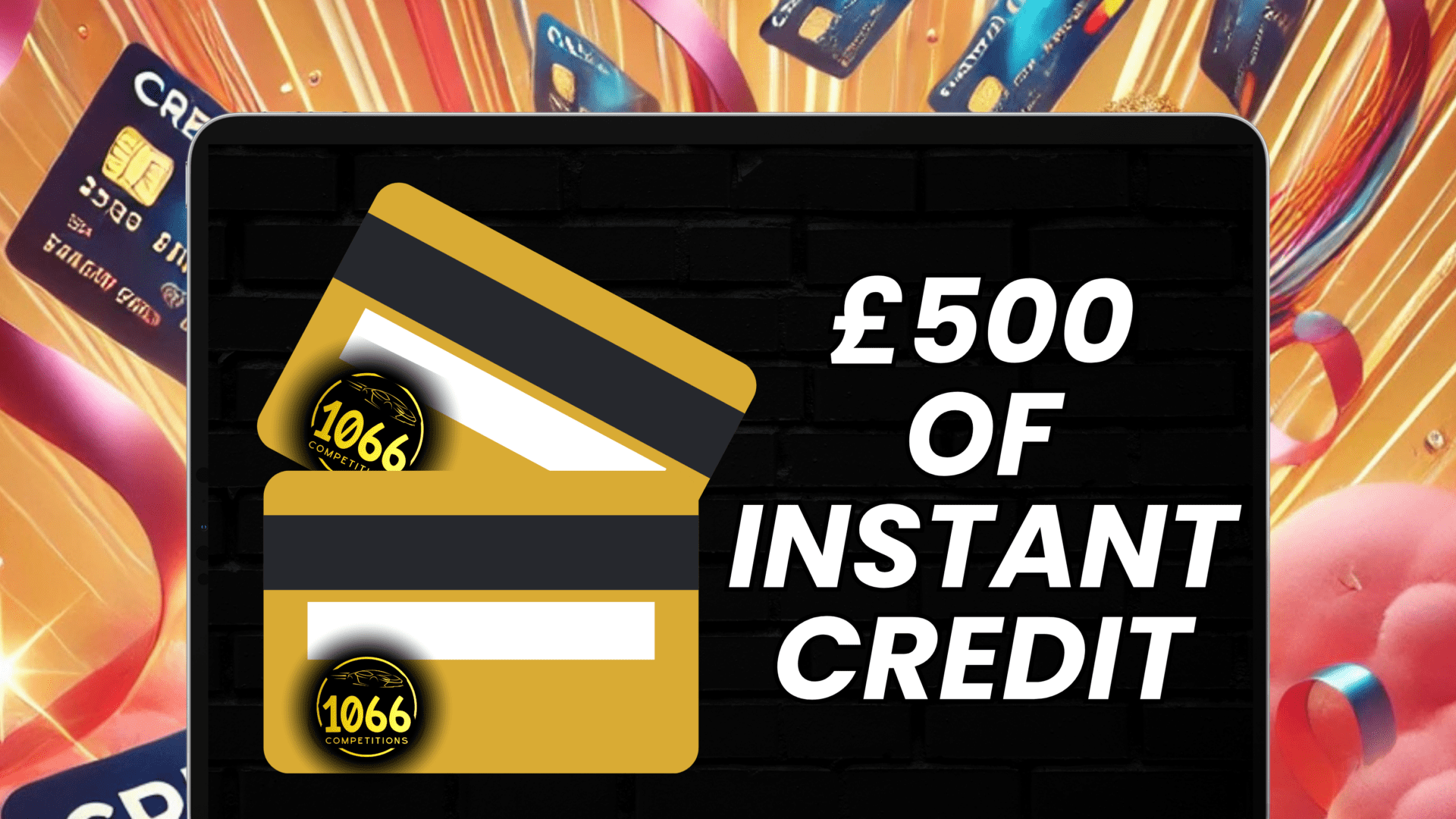 £500 site credit wins for 66p with two £25 site credit end prizes at 1066 Competitions.